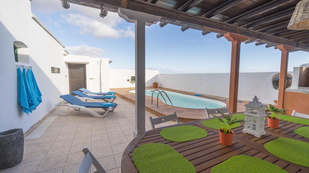 Villa With Amazing Views, Jacuzzi And Private Pool San Bartolomé Exterior foto